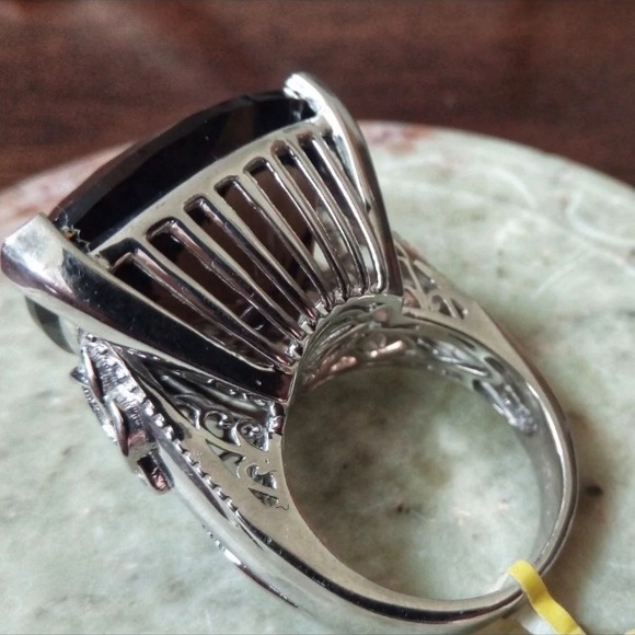 Genuine Smoky Quartz Ring - Picture 4 of 4